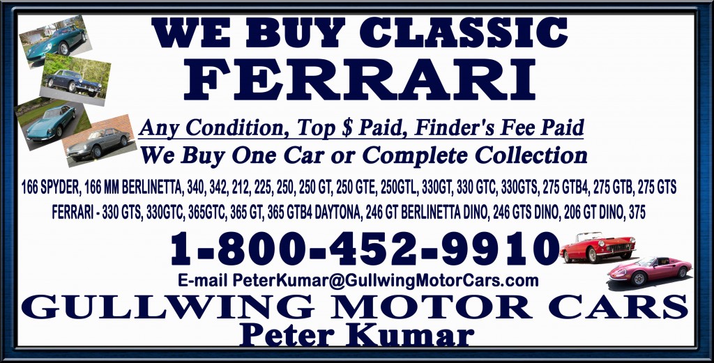 Buy Classic Ferrari | Sell Classic ferrari | Classic Ferrari for sale