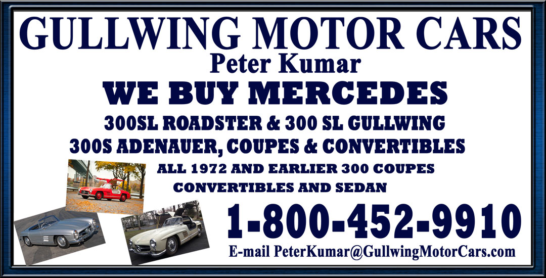 Peter Kumar | Gullwing Motor Cars | 300SL gullwing | 300SL Roadster